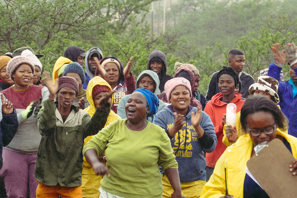 Photo of the workers