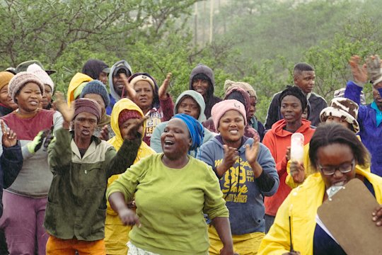 Photo of the workers