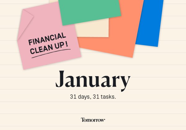 Financial Clean Up Januar: 31 days, 31 tasks