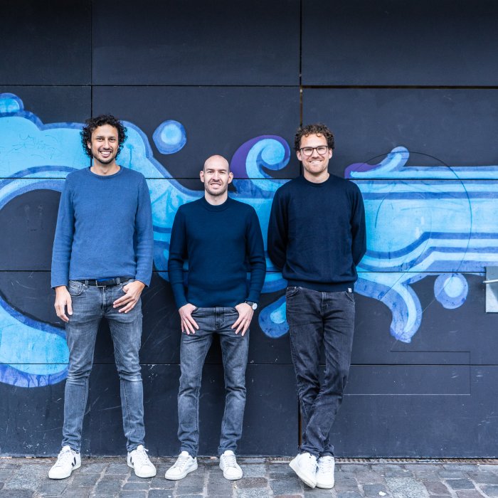 The three founders: Inas Nureldin, Michael Schweikart, Jakob Berndt (from left)