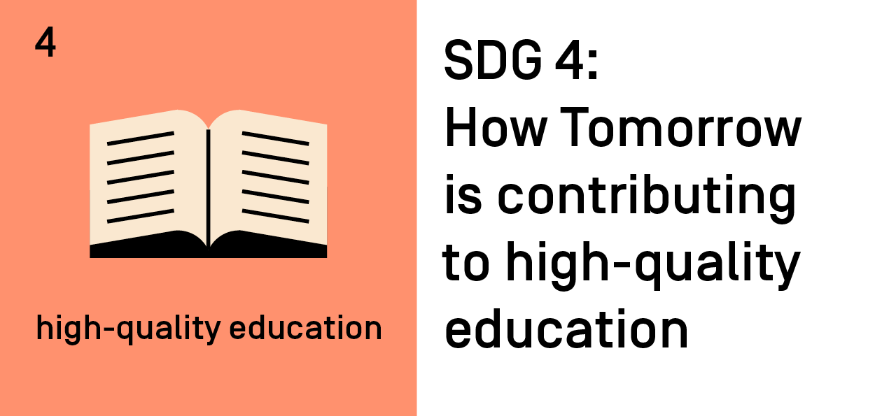 SDG 4: How Tomorrow is contributing to high-quality education