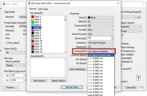 Autocad Lt Color Line Weight Chart.pdf How to Change Lineweight in AutoCAD (4 Methods) - DARE Blog
