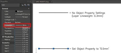 Autocad Color Line Weight How to Change Lineweight in AutoCAD (4 Methods) - DARE Blog