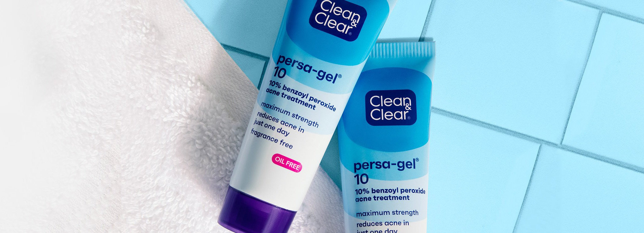 Two persa-gel 10 acne treatment products