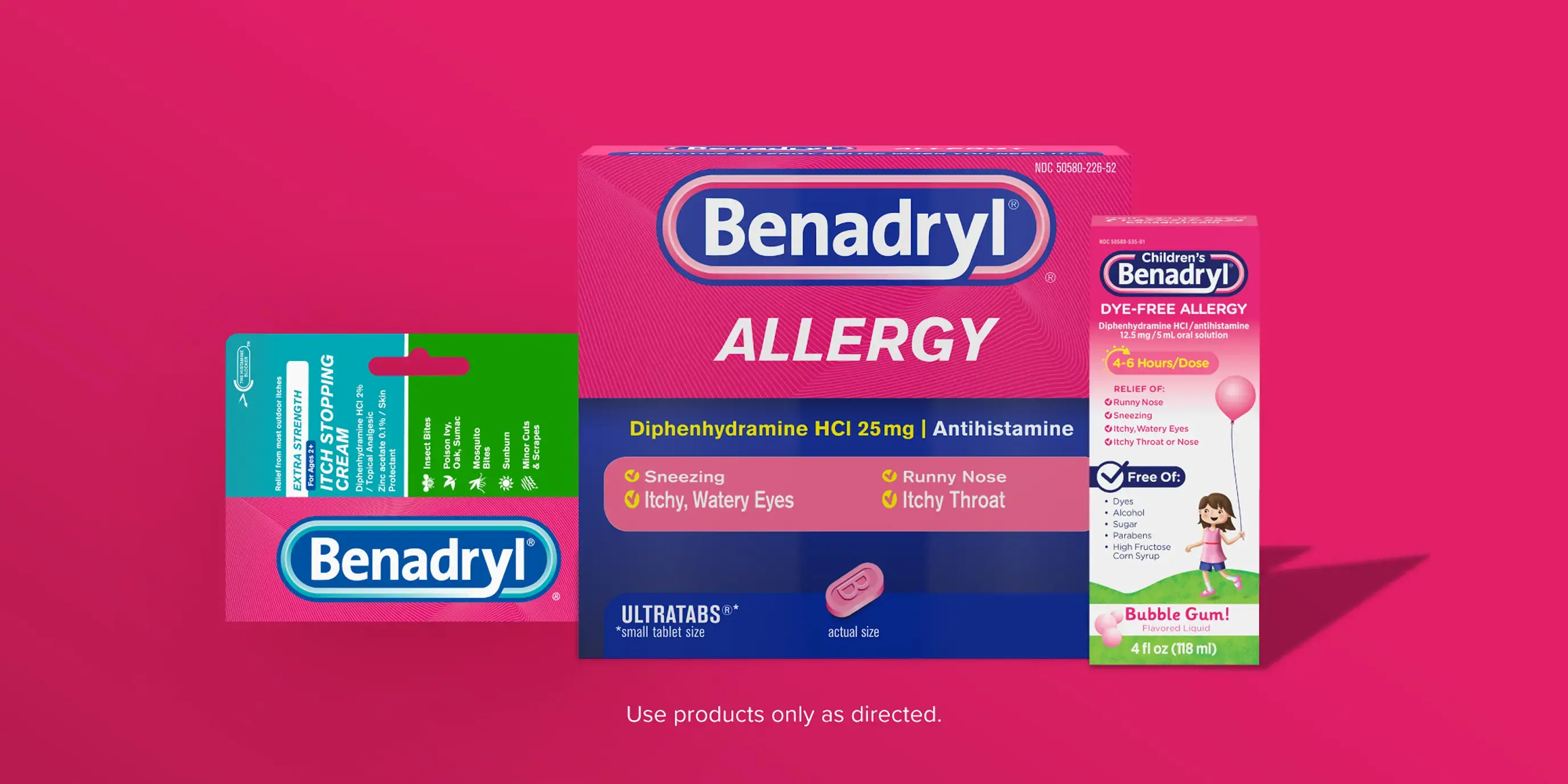 BENADRYL® Group of products