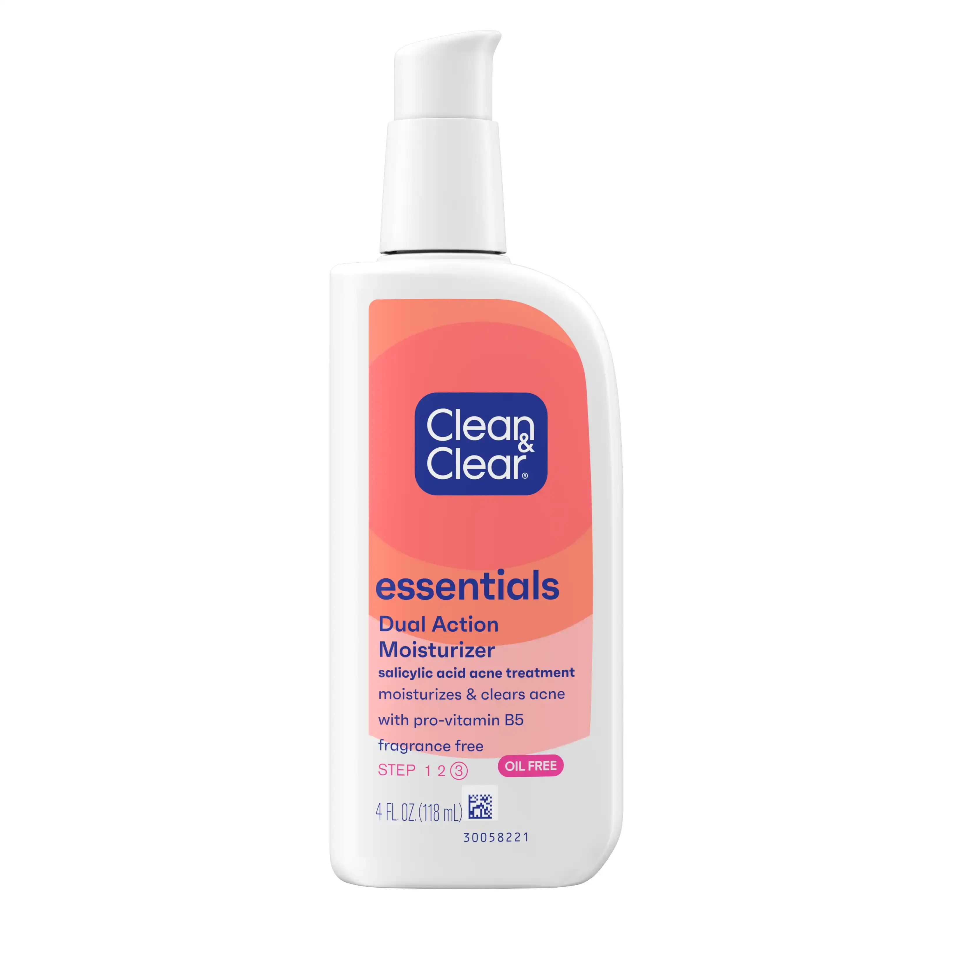 Clean & Clear® Essentials Dual Action Moisturizer, 4 Fl. Oz Front of pack