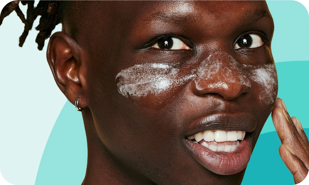 Article banner featuring an image of a young person applying Clean & Clear Acne Spot Treatment on her face, illustrating practical skincare routines for achieving healthy skin.