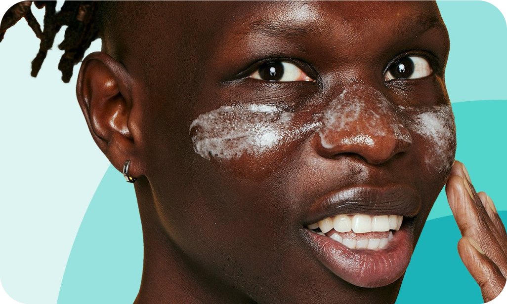 Article banner featuring an image of a young person applying Clean & Clear Acne Spot Treatment on her face, illustrating practical skincare routines for achieving healthy skin.