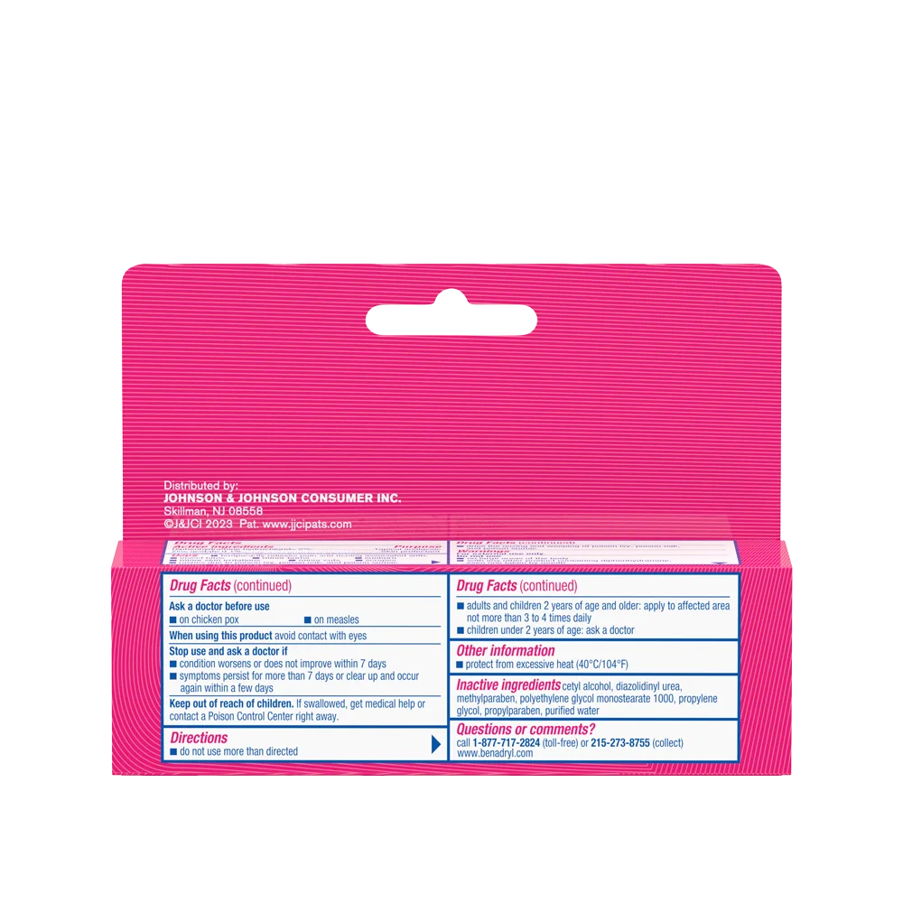 BENADRYL® Itch Stopping Cream Extra Strength Drug Facts