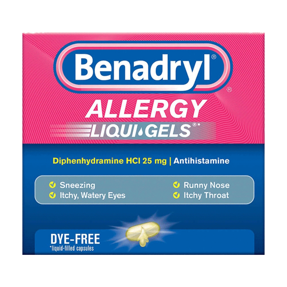 Can you give a dog benadryl liquid gels hotsell