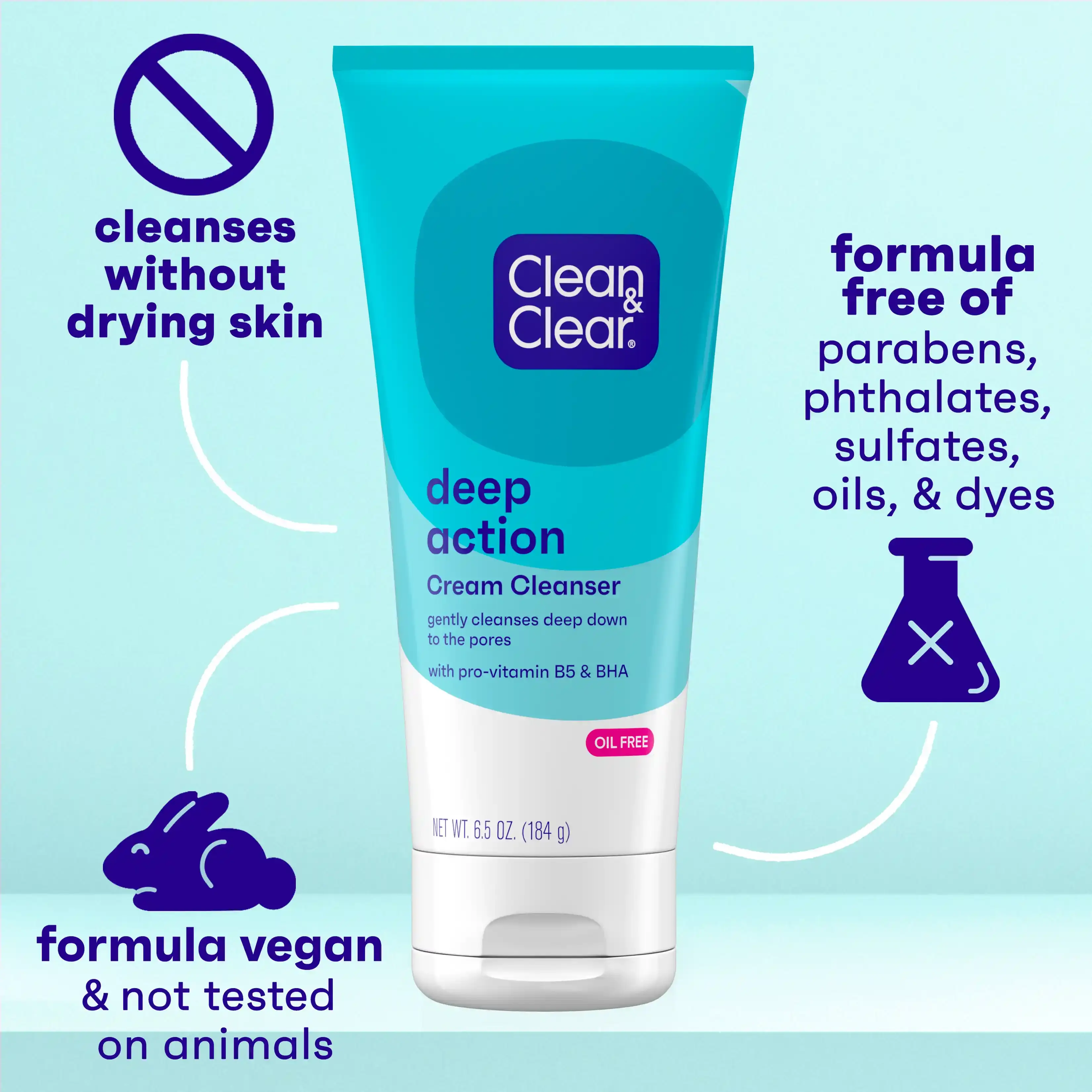 Deep Action Cream Cleanser | Clean & Clear®