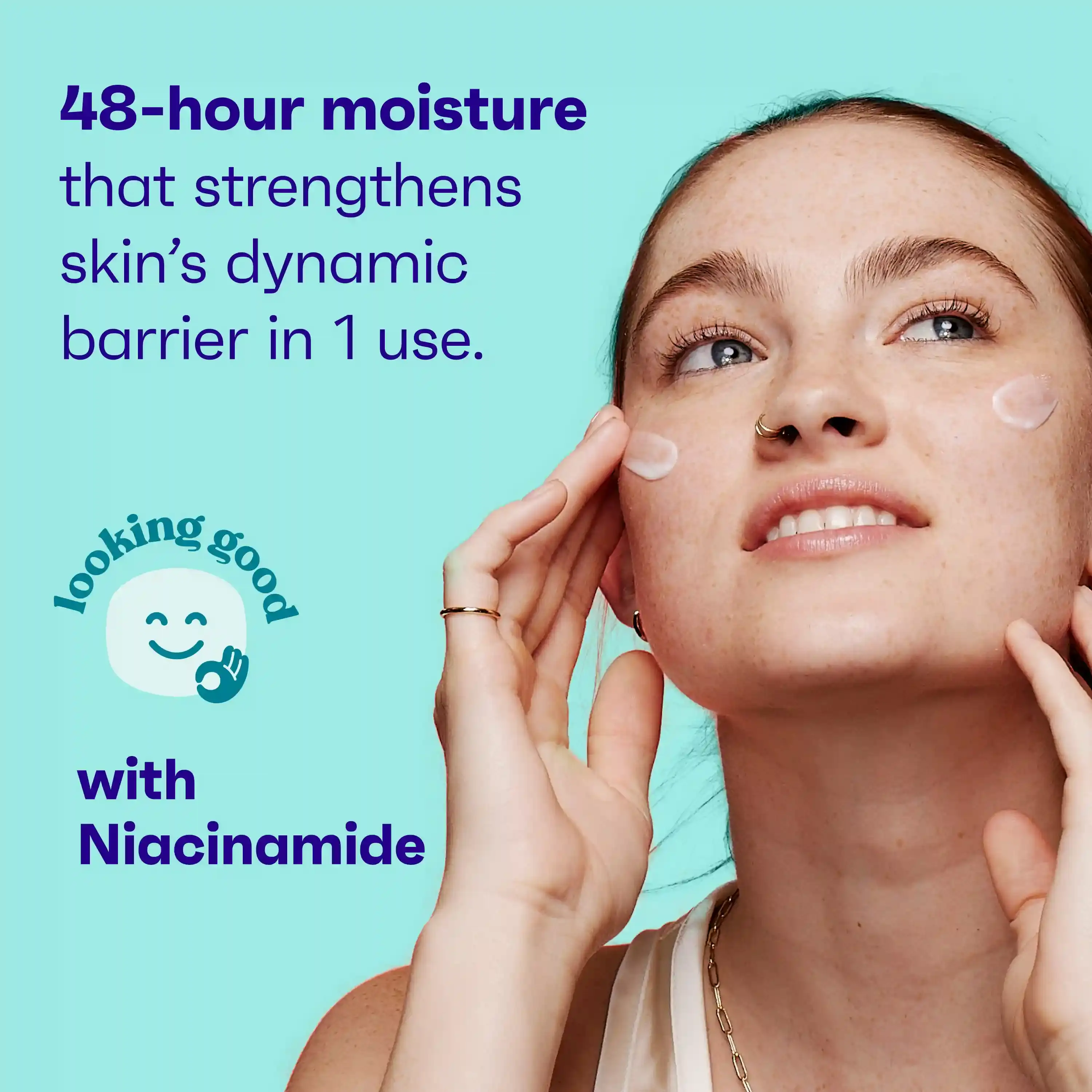 Clean & Clear® Daily Mattifying Moisturizer with 48-hour moisture that strengthens skin's dynamic in 1 use