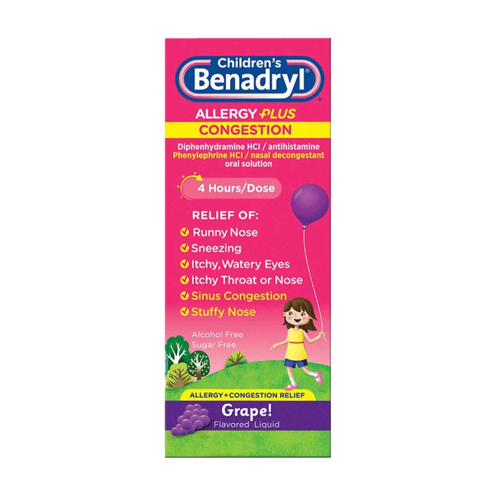 Children s BENADRYL Allergy Relief Liquid Medicine BENADRYL