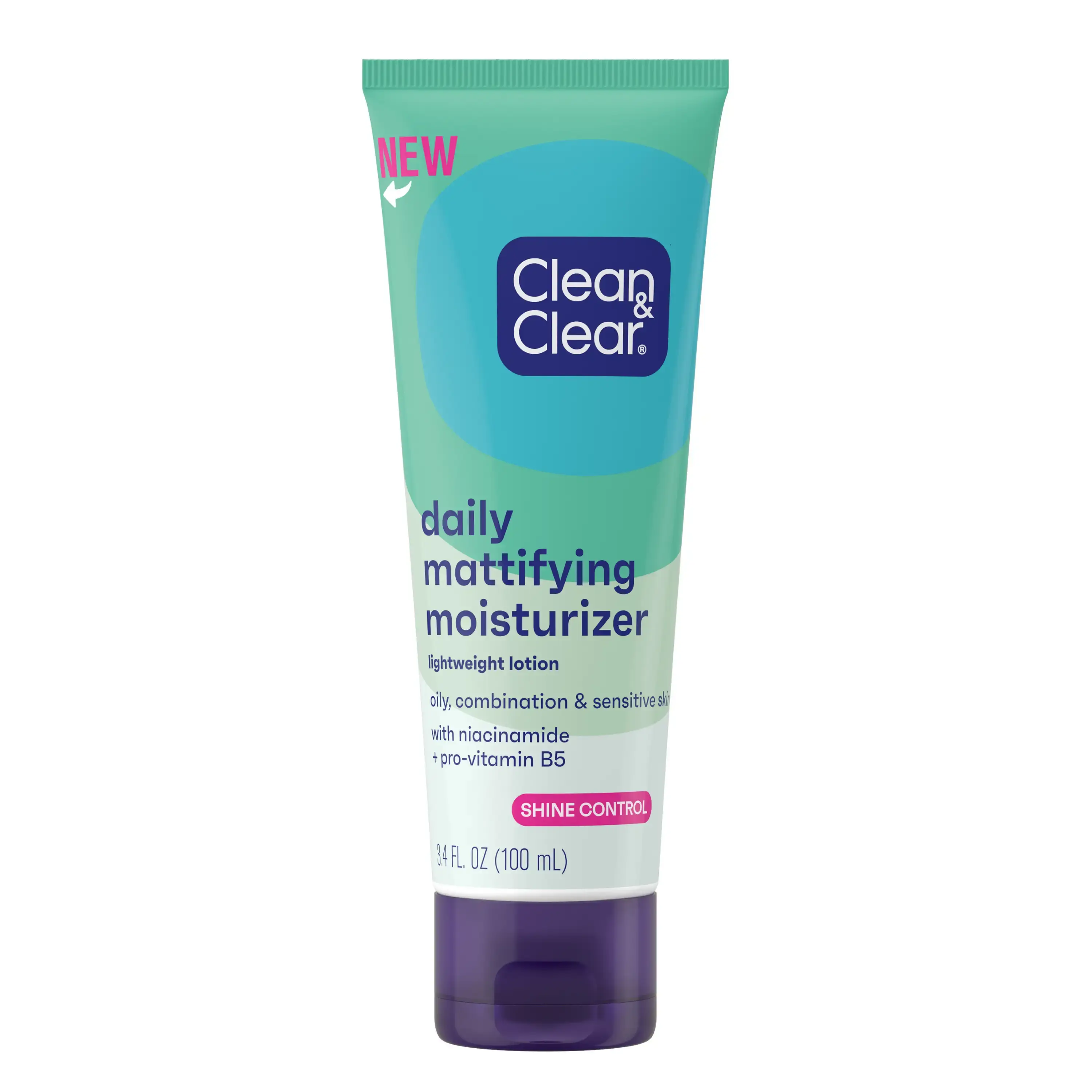 Clean & Clear® Daily Mattifying Moisturizer 3.4 oz Front of Pack