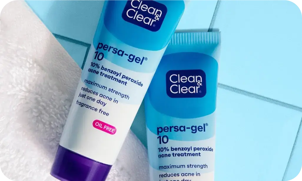 Two persa-gel 10 acne treatment products