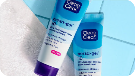 Two persa-gel 10 acne treatment products