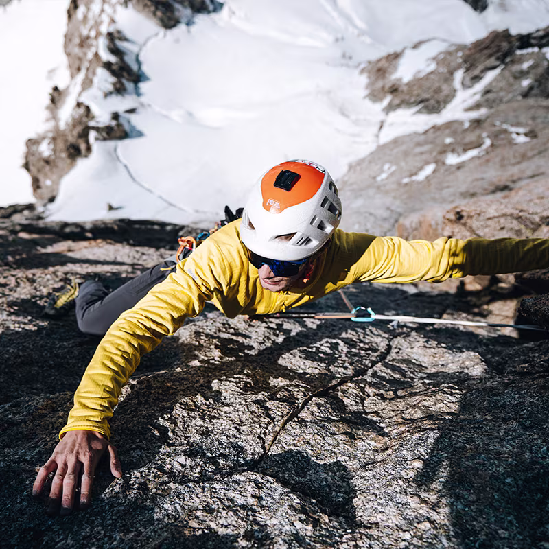 Arthur Poindefert mountain climbing