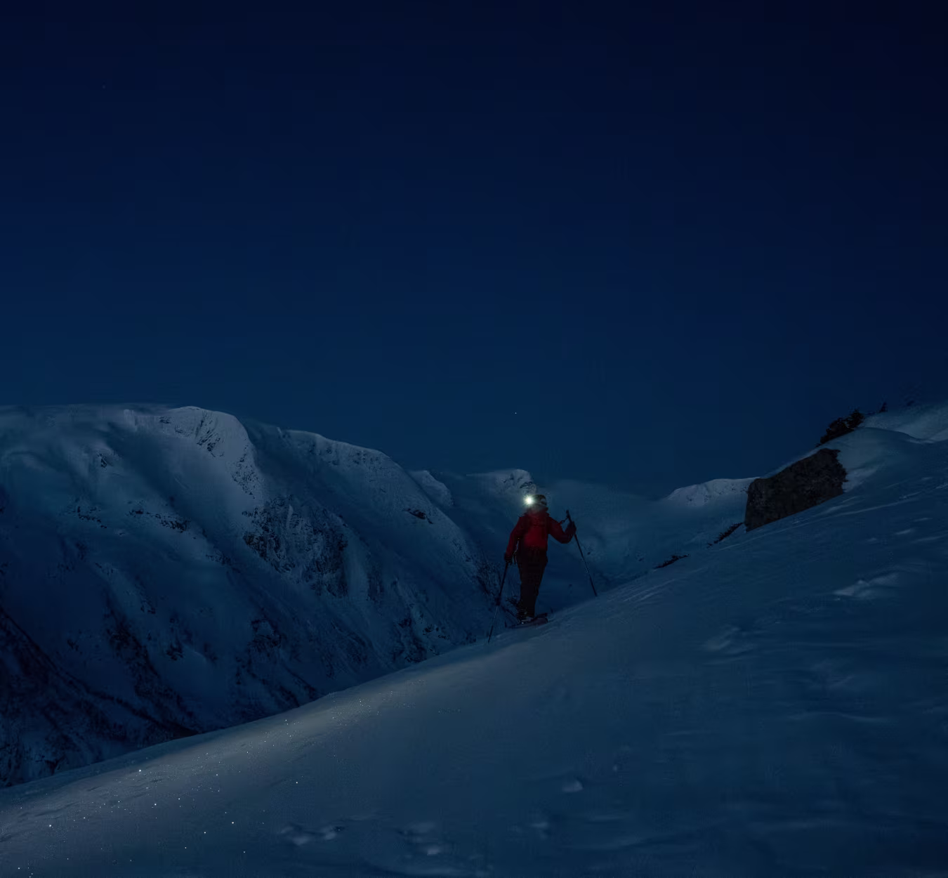 Skiing in the dark Mobile