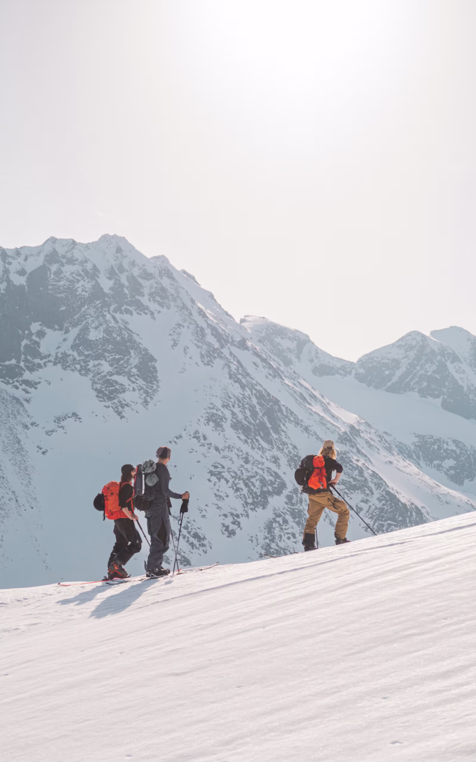 Haglöfs Midlayer Skiing in the sunshine