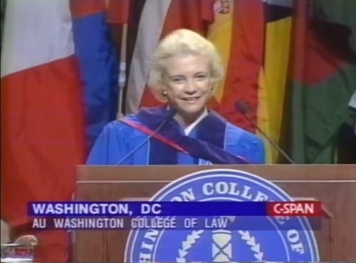 Commencement address for Washington College of Law