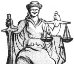 Smiling Lady Justice