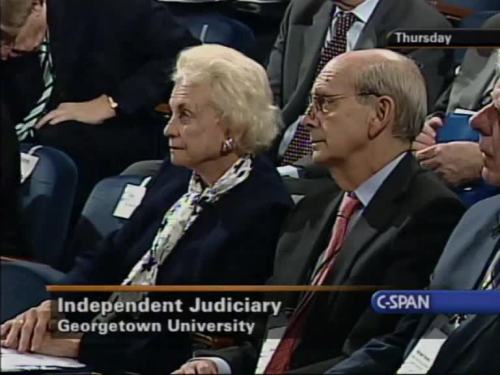 Speech on judicial independence at Georgetown University