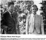 O'Connor Meets with Reagan