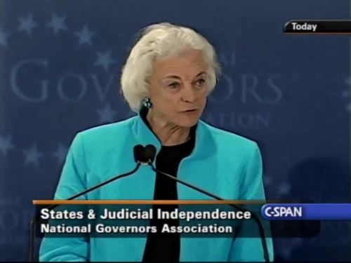 Speech on judicial independence to the National Governors Association