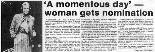 'A Momentous day'  woman gets nomination