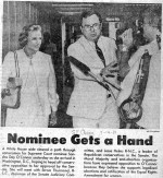 Nominee Gets a Hand
