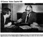 O'Connor Visits Capitol Hill