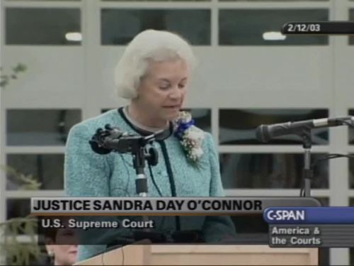 Speech at dedication of Sandra Day O'Connor High School in Phoenix, Arizona