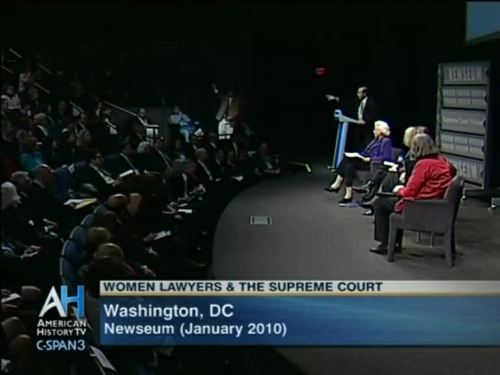 Panel discussion with Justice Elena Kagan on women in the legal profession at the Newseum