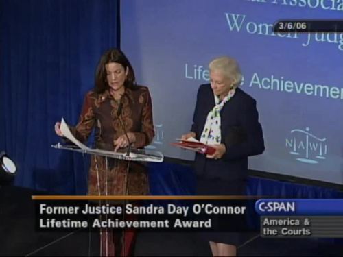 Acceptance speech for the National Association of Women Judges' Lifetime Achievement Award