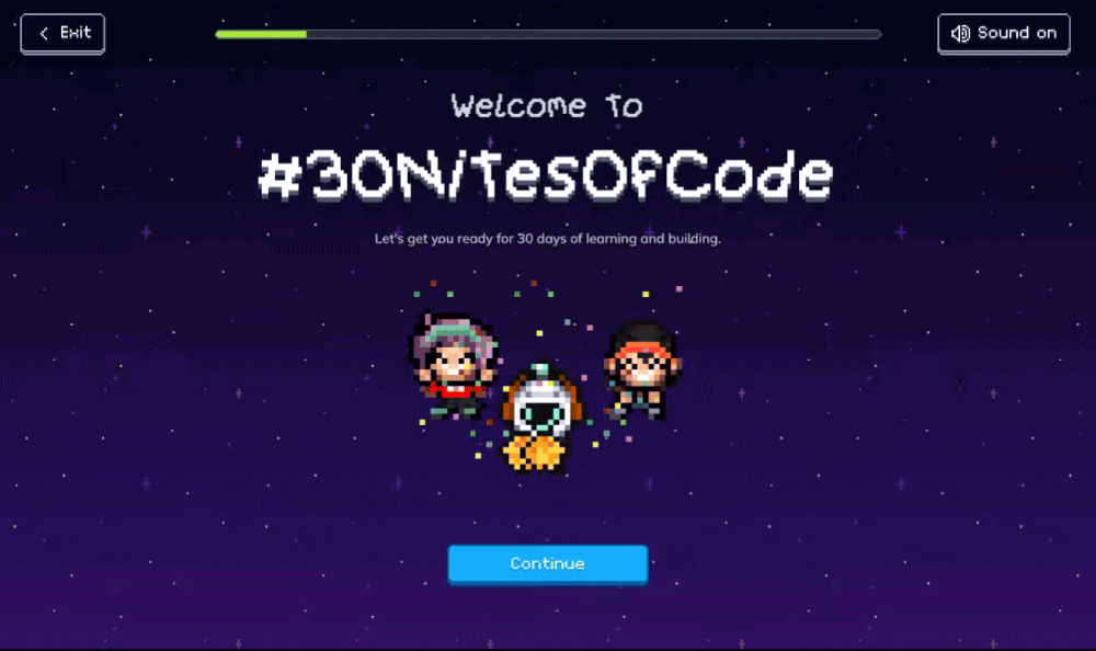 codedex 30 nites of code onboarding