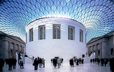 Photograph of the interior ot the British Museum