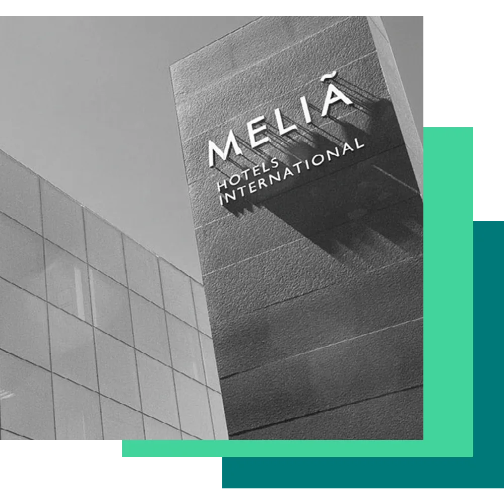 Image of front view of a Melia Hotel
