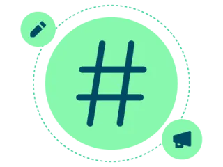 icône du symbole hashtag