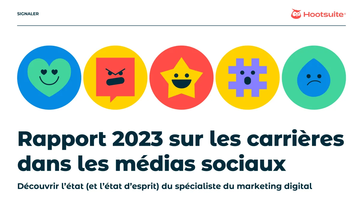 Vignette du rapport 2023 sur les carrières dans les médias sociaux
