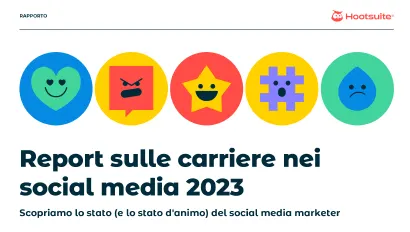 Miniatura del report sulla carriera nel social media marketing del 2023