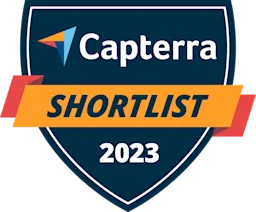 Hootsuite awarded the 2023 Capterra Shortlist badge