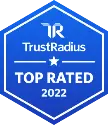 TrustRadius Top Rated 2022 badge