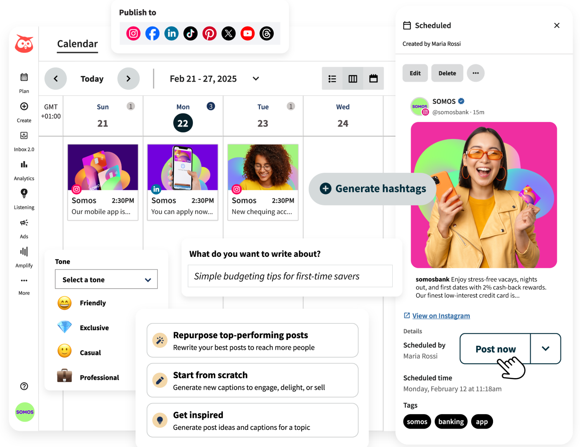 OwlyWriter AI Social Media AI Writer & Content Ideas Tool