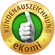 Goldenes eKomi-Siegel für Finanzchef24