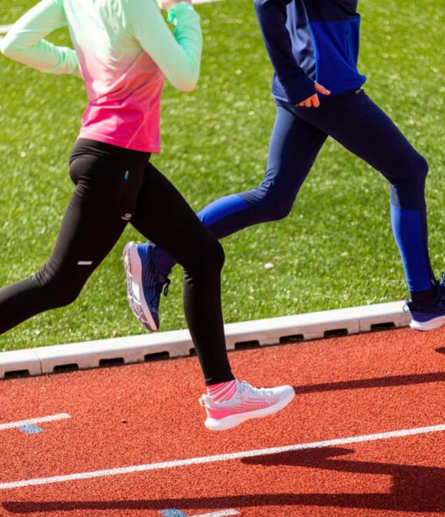 TCA Laser Tech Reflective Womens Long Running Tights - Grey – Start Fitness