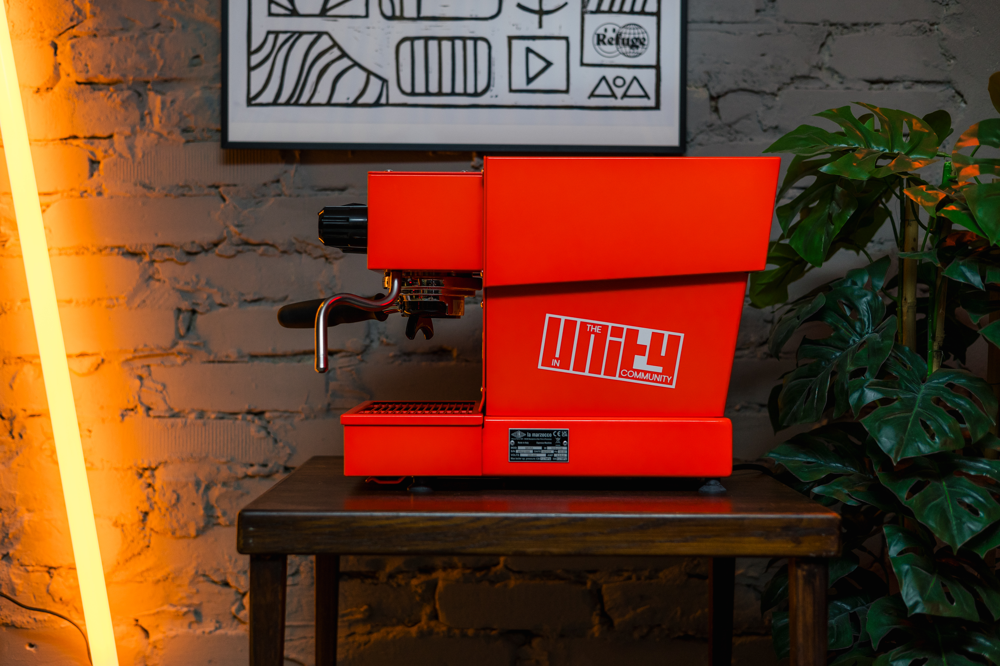 Win a custom-made La Marzocco x Refuge Worldwide espresso machine