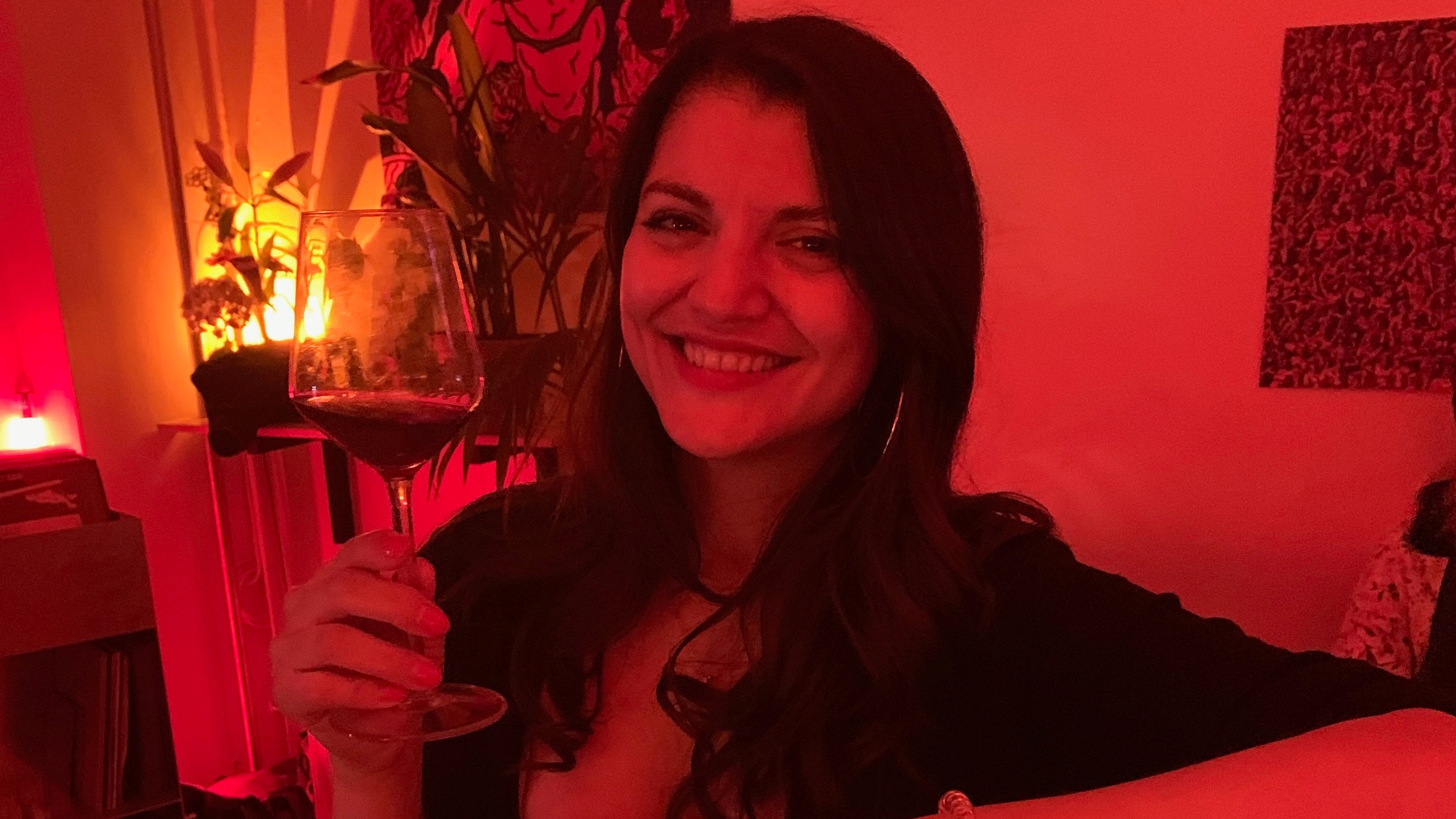 disco and vino | Aria Santillana