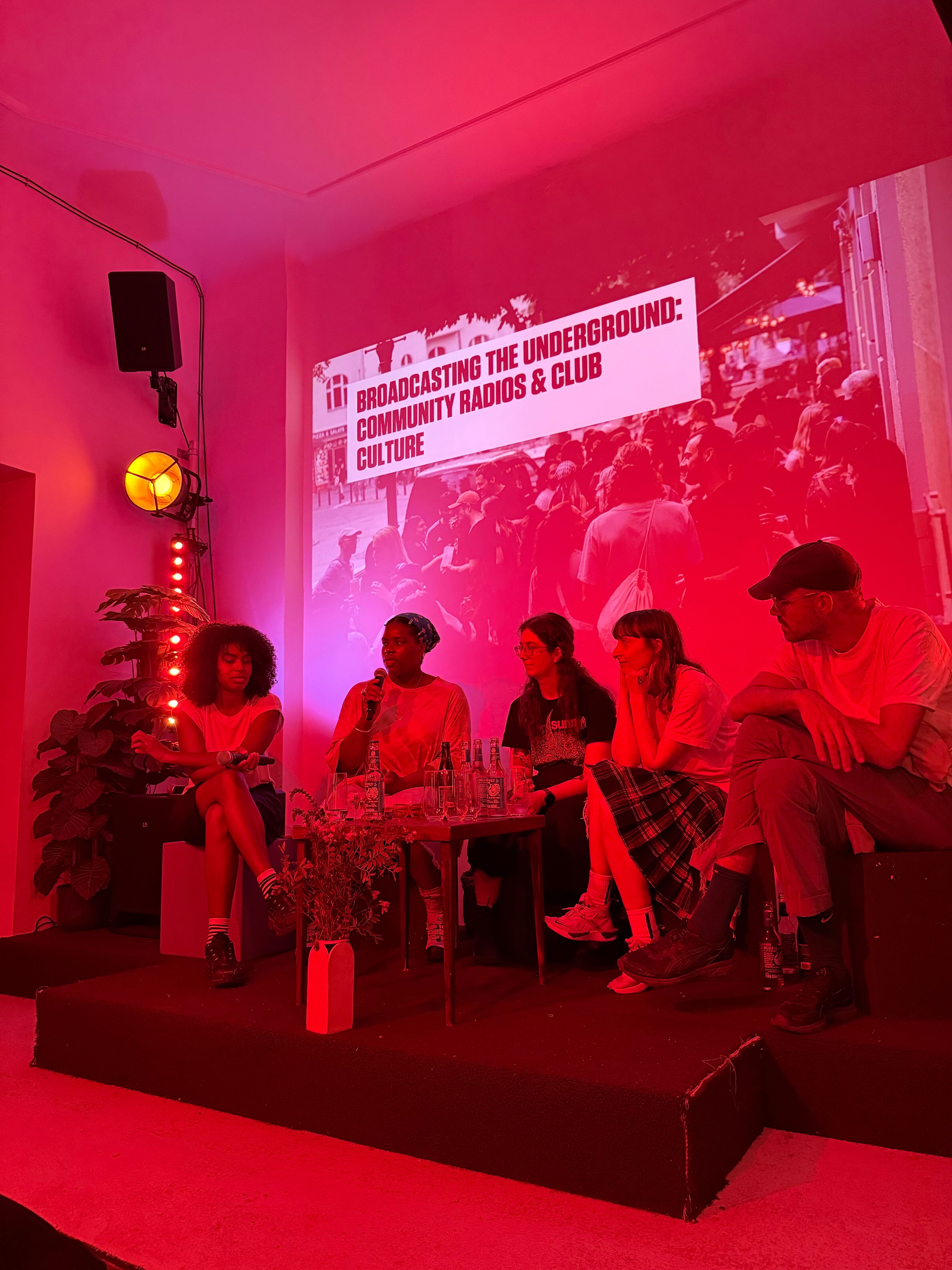 Broadcasting the Underground with Mariam Otarashvilli, Ayosha Kortlang, Leona Ojake, Giulia Guizzardi  and Juba