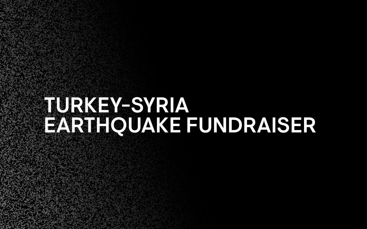 Earthquake Fundraiser | Mehmet Aslan