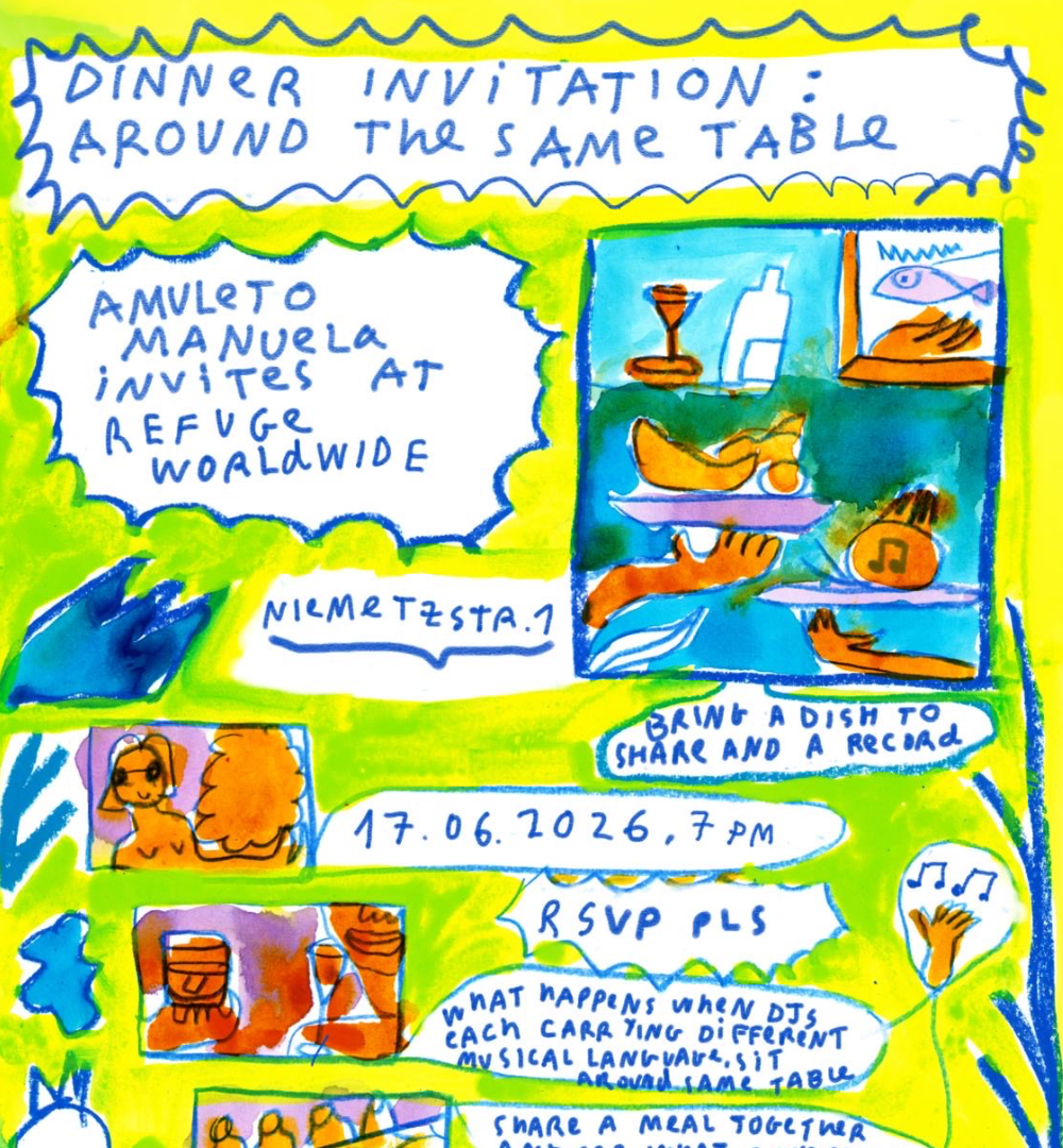 Dinner Invitation  | Amuleto Manuela & Simon Njami